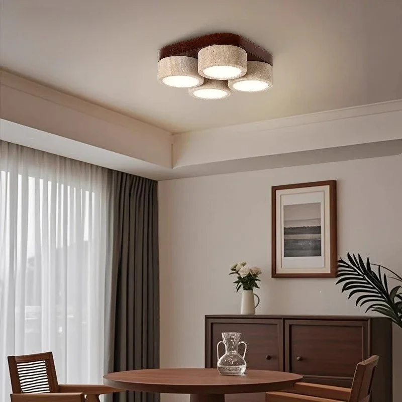 Retro Square Solid Wood Ceiling Light Wabi sabi Travertine Natural stone lamp Bedroom Living Room Corridor LED Long Strip Lamp
Retro Square Solid Wood Ceiling Light Wabi sabi Travertine Natural stone lamp Bedroom Living Room Corridor LED Long Strip Lamp