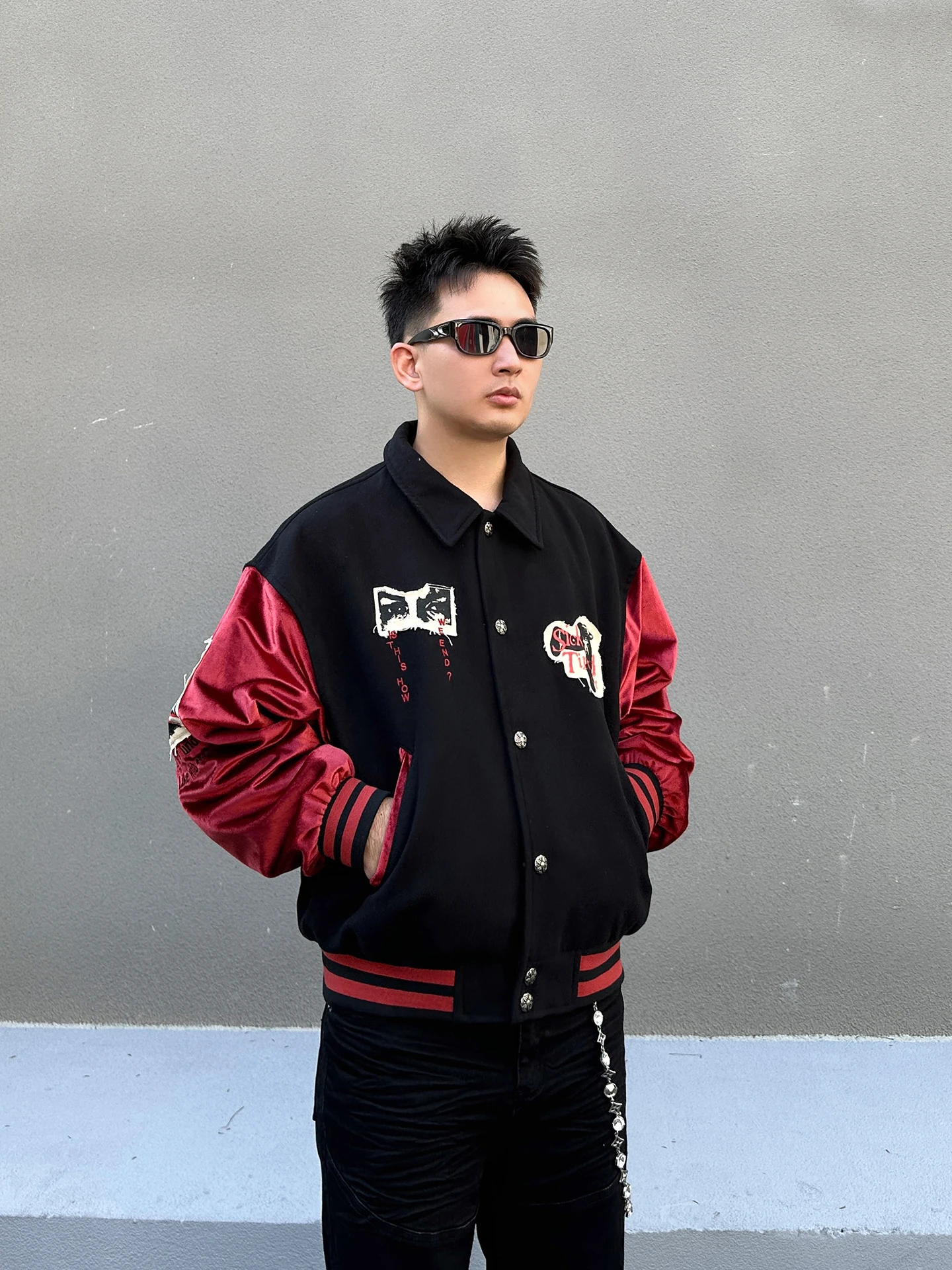 Retro American Color Blo Patchwork Baseball Jaet Loose Casual ex Hoodie Coat Youth Faion Autumn Winter Outerwear
Retro American Color Blo Patchwork Baseball Jaet Loose Casual ex Hoodie Coat Youth Faion Autumn Winter Outerwear