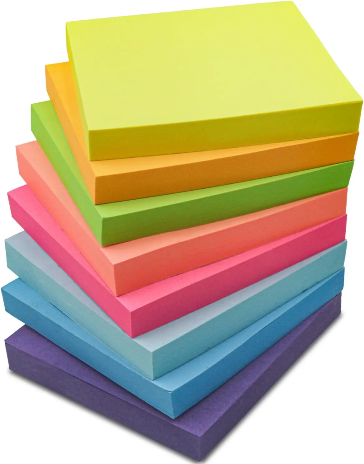 Sticky Notes 3x3, 8 Pack Self-Stick Note Pads, 100 Sheets Each, Assorted Colors for Office School Supplies
Sticky Notes 3x3, 8 Pack Self-Stick Note Pads, 100 Sheets Each, Assorted Colors for Office School Supplies