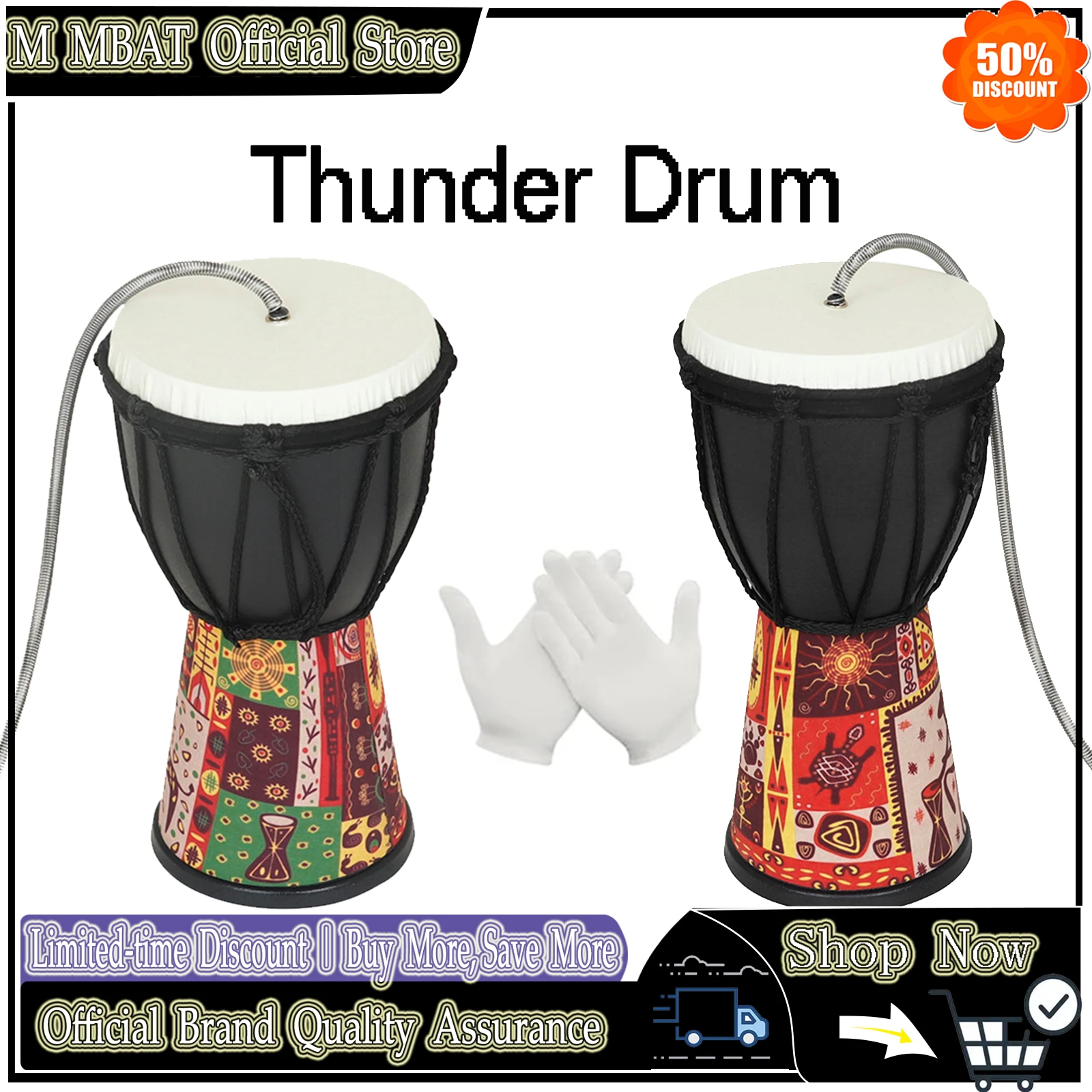 M MBAT Thunder Drum Giraffe-Style Tambourine Spring Drum Simulation Thunder Sound Drum Baby Early Learning Enlightenment Drum
M MBAT Thunder Drum Giraffe-Style Tambourine Spring Drum Simulation Thunder Sound Drum Baby Early Learning Enlightenment Drum
