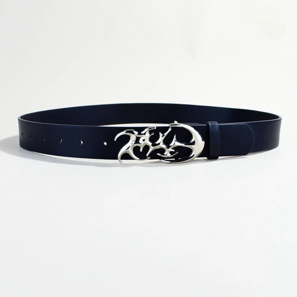 Y2k Trendy Casual Punk Belt Special Shaped Adjustable Leather Belt Pu Pin Buckle Belt Unisex
Y2k Trendy Casual Punk Belt Special Shaped Adjustable Leather Belt Pu Pin Buckle Belt Unisex