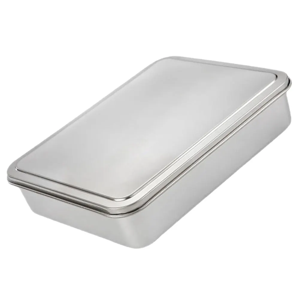 Stainless Steel Tiramisu Cake Pan 2 33.5x28.5x6cm with Lid Nonstick Baking Dish Large Capacity Storage Box for Dessert Chocolate
Stainless Steel Tiramisu Cake Pan 2 33.5x28.5x6cm with Lid Nonstick Baking Dish Large Capacity Storage Box for Dessert Chocolate