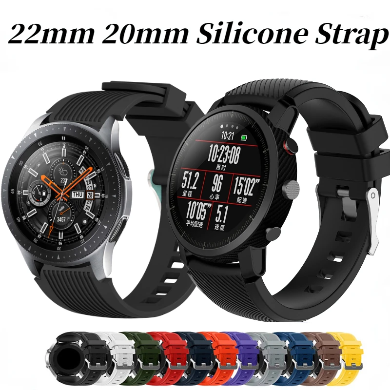 Ремешок силиконовый для Samsung Watch 46 мм/Gear S3 Frontier Amazfit GTR 47 мм, спортивный браслет для Huawei Watch 3 GT GT2 46 мм, 22 мм 20 мм
Ремешок силиконовый для Samsung Watch 46 мм/Gear S3 Frontier Amazfit GTR 47 мм, спортивный браслет для Huawei Watch 3 GT GT2 46 мм, 22 мм 20 мм