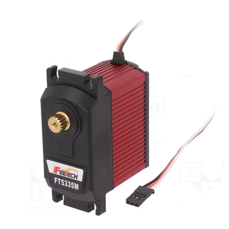 Feetech FT5335m 40кг. Цифровой гигантский сервопривод высокого напряжения Cm со сверхвысоким крутящим моментом для 1/5 радиоуправляемого робота Raspberry Car Pi
Feetech FT5335m 40кг. Цифровой гигантский сервопривод высокого напряжения Cm со сверхвысоким крутящим моментом для 1/5 радиоуправляемого робота Raspberry Car Pi