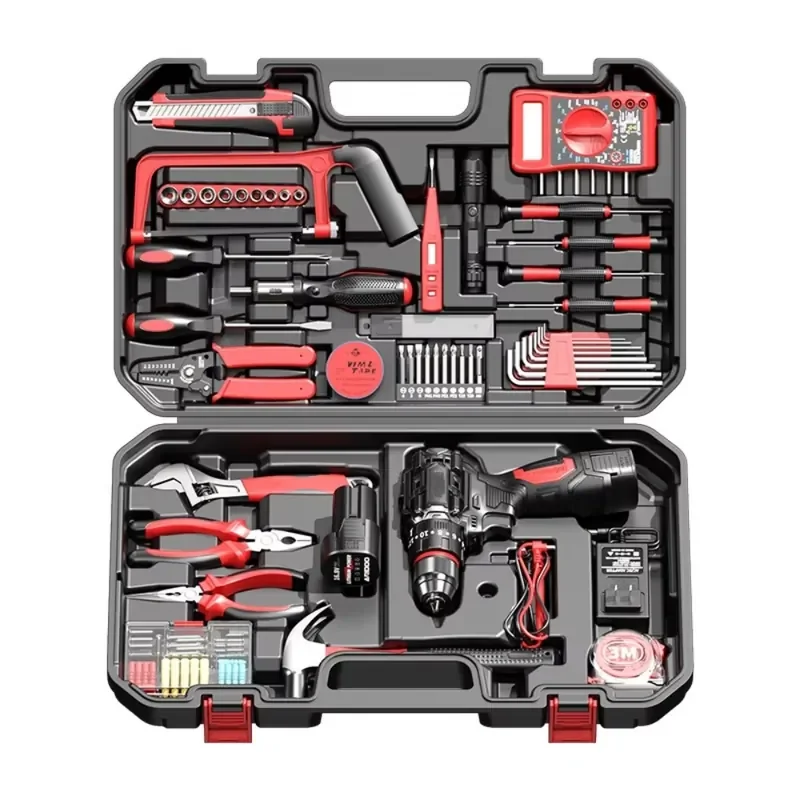 Brushless Lithium Electric Drill Set Small Steel Rechargeable Hand Drill To Power Tool Screwdriver High Power Hand Drill
Brushless Lithium Electric Drill Set Small Steel Rechargeable Hand Drill To Power Tool Screwdriver High Power Hand Drill