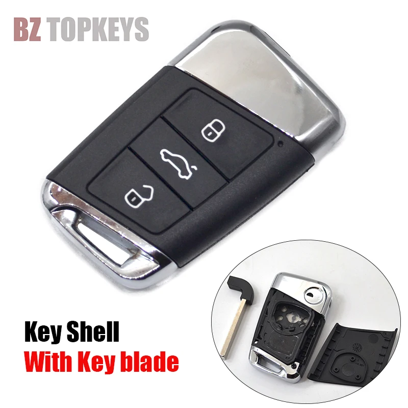 Hub Caps Remote Car Key Fob Replacement Case For VW Volkswagen Passat B8 Magotan Superb A7 2015 -2018 With Key Blade Smart Key S
Hub Caps Remote Car Key Fob Replacement Case For VW Volkswagen Passat B8 Magotan Superb A7 2015 -2018 With Key Blade Smart Key S