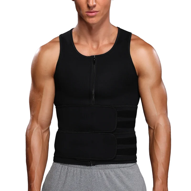 Men Abdomen Sauna Vest Bodyshaper Waist Trainer Fat Burner Workout Tank Tops Slimming Sweet Trimmer Compression Undershirt Suits
Men Abdomen Sauna Vest Bodyshaper Waist Trainer Fat Burner Workout Tank Tops Slimming Sweet Trimmer Compression Undershirt Suits
