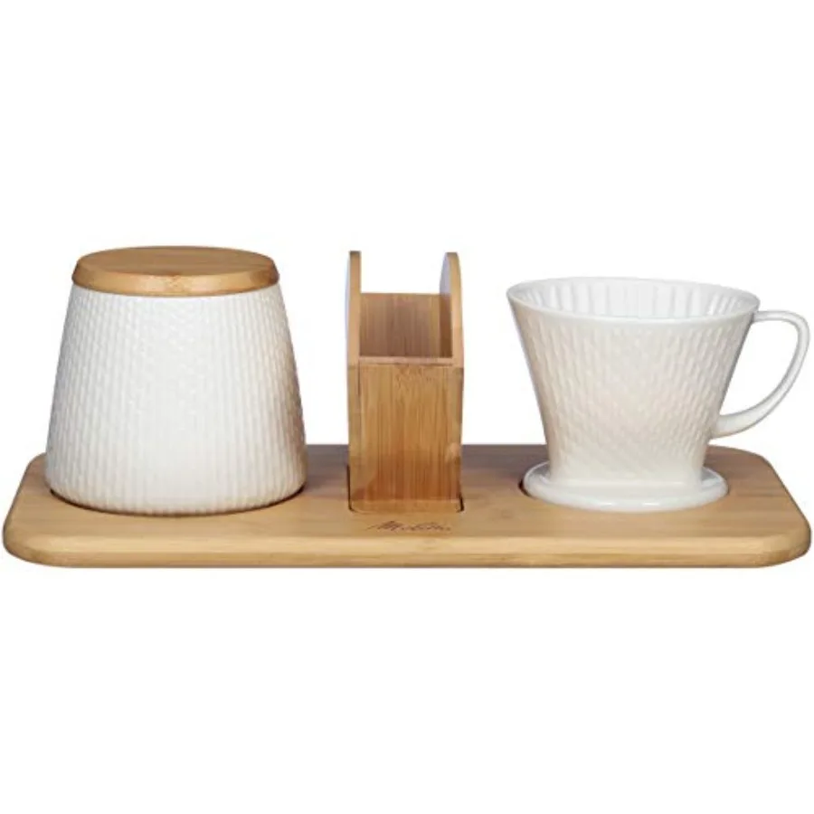 Artisan Porcelain Pour-Over Coffeemaker and Canister Set
Artisan Porcelain Pour-Over Coffeemaker and Canister Set