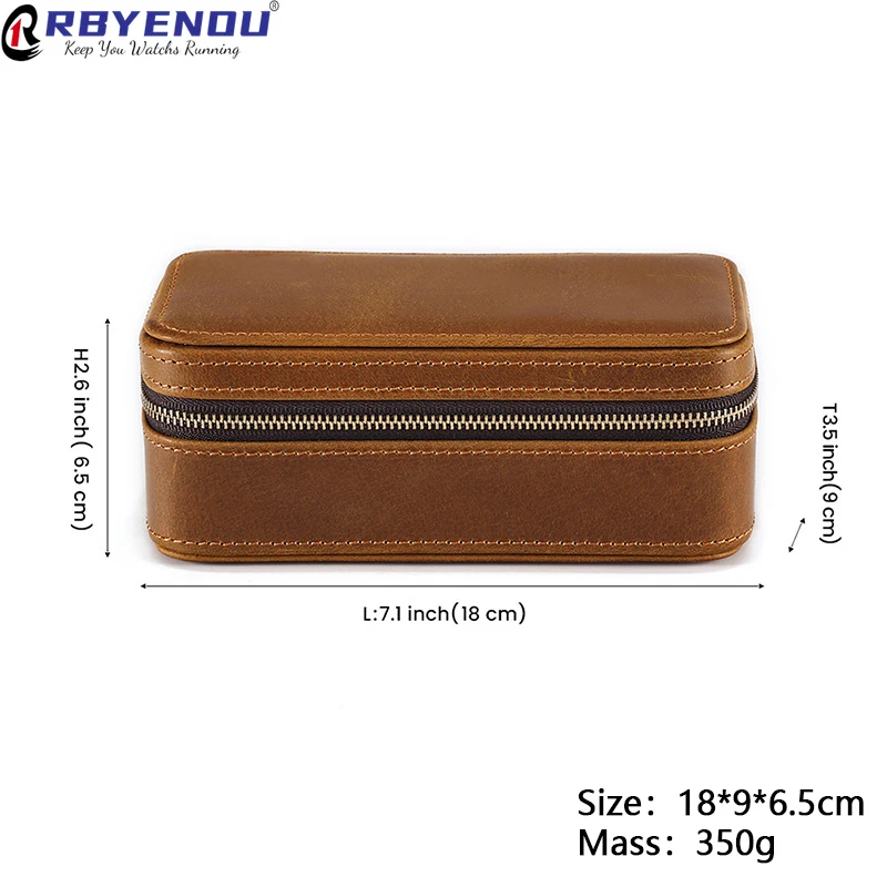 OEM True Leather Storage Watch Case Convenient Travel Takeout Provide Free Personalized Custom Logo Services Watch Box
OEM True Leather Storage Watch Case Convenient Travel Takeout Provide Free Personalized Custom Logo Services Watch Box