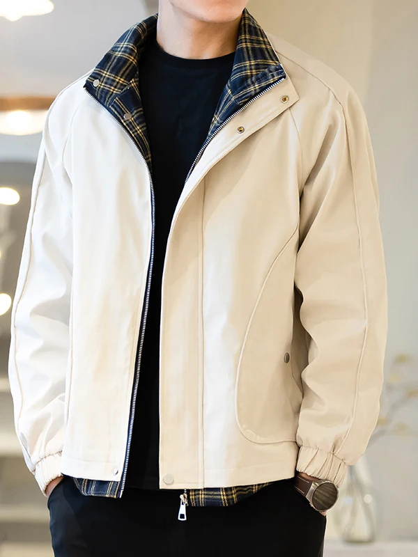 Outdoor Men's Casual Waterproof Jaet Spring Autumn Trend Brand Windbreaker Coat Stand Fit Polyester Fiber Zipper Closure
Outdoor Men's Casual Waterproof Jaet Spring Autumn Trend Brand Windbreaker Coat Stand Fit Polyester Fiber Zipper Closure