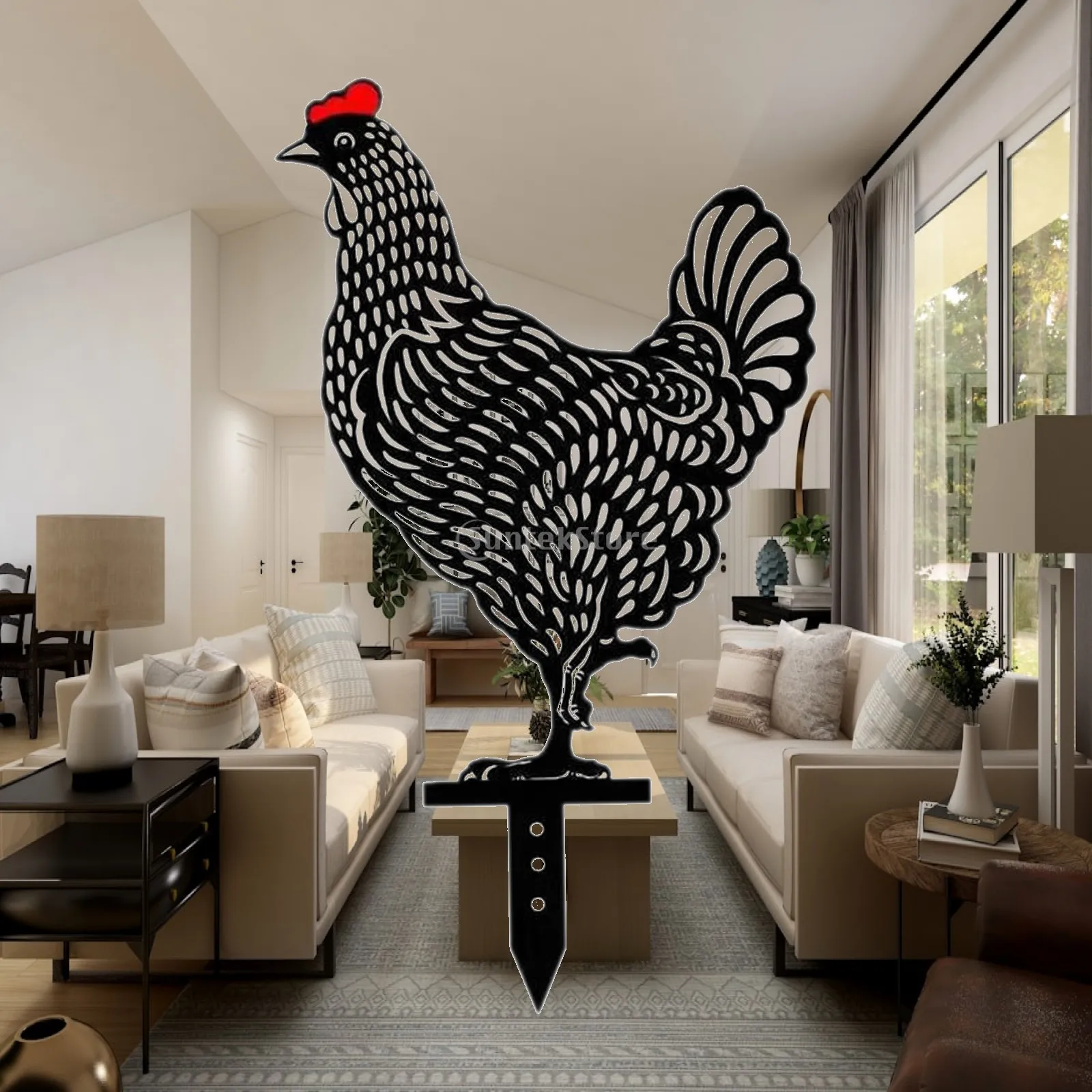 Acrylic Chicken Garden Art,Rooster Hen Chicken Yard Stake,Garden Ornament for Easter Outdoor Pathway Sidewalk
Acrylic Chicken Garden Art,Rooster Hen Chicken Yard Stake,Garden Ornament for Easter Outdoor Pathway Sidewalk