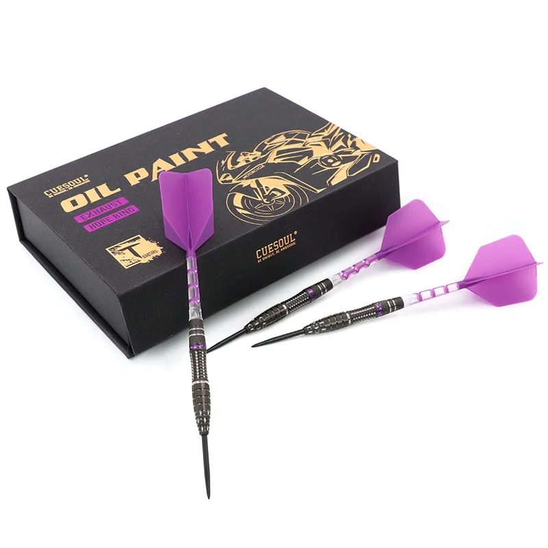 CUESOUL EXHAUST 19g/23/25g 90% Steel Tip /Soft Tip Tungsten Dart Set with ROST T19 Flight
CUESOUL EXHAUST 19g/23/25g 90% Steel Tip /Soft Tip Tungsten Dart Set with ROST T19 Flight