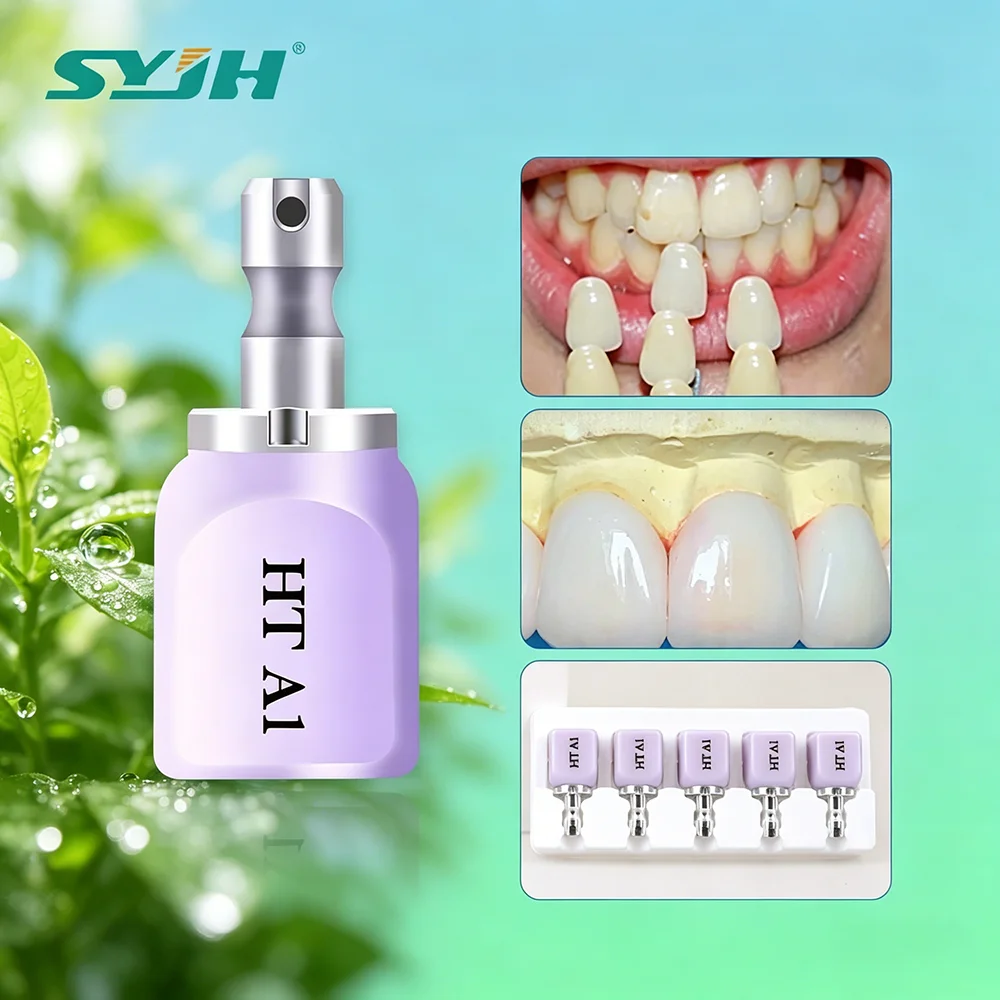 SYJH Dental 5Pcs/Box C14 Lab Lithium Disilicate Glass Ceramic Blocks HT/LT CAD/CAM Veneer For Dentistry Lab Materials Tools
SYJH Dental 5Pcs/Box C14 Lab Lithium Disilicate Glass Ceramic Blocks HT/LT CAD/CAM Veneer For Dentistry Lab Materials Tools