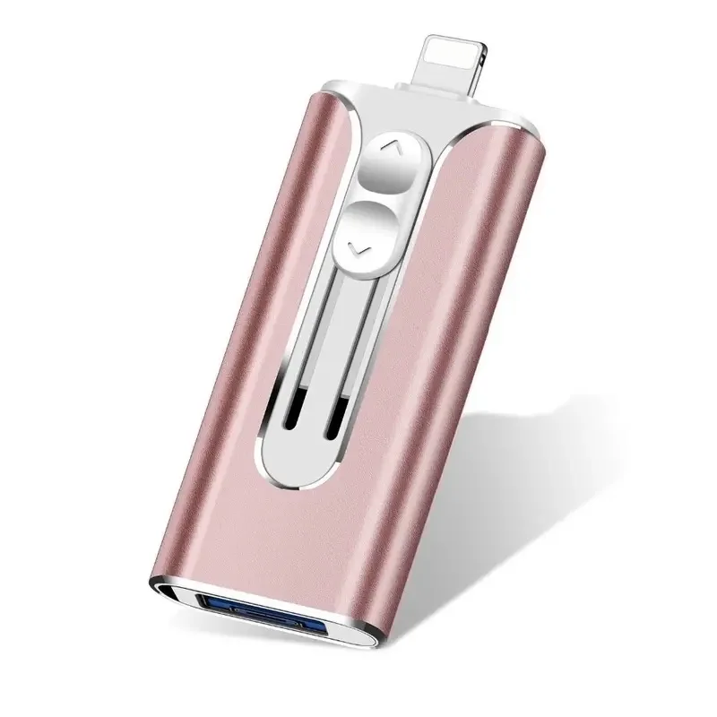 4-in-1 OTG Flash Drive For IPhone & IPad, USB3.0 Type-C Memory Stick 128GB 256GB 512GB 1TB Photo Stick With Type-C Port For USB-
4-in-1 OTG Flash Drive For IPhone & IPad, USB3.0 Type-C Memory Stick 128GB 256GB 512GB 1TB Photo Stick With Type-C Port For USB-