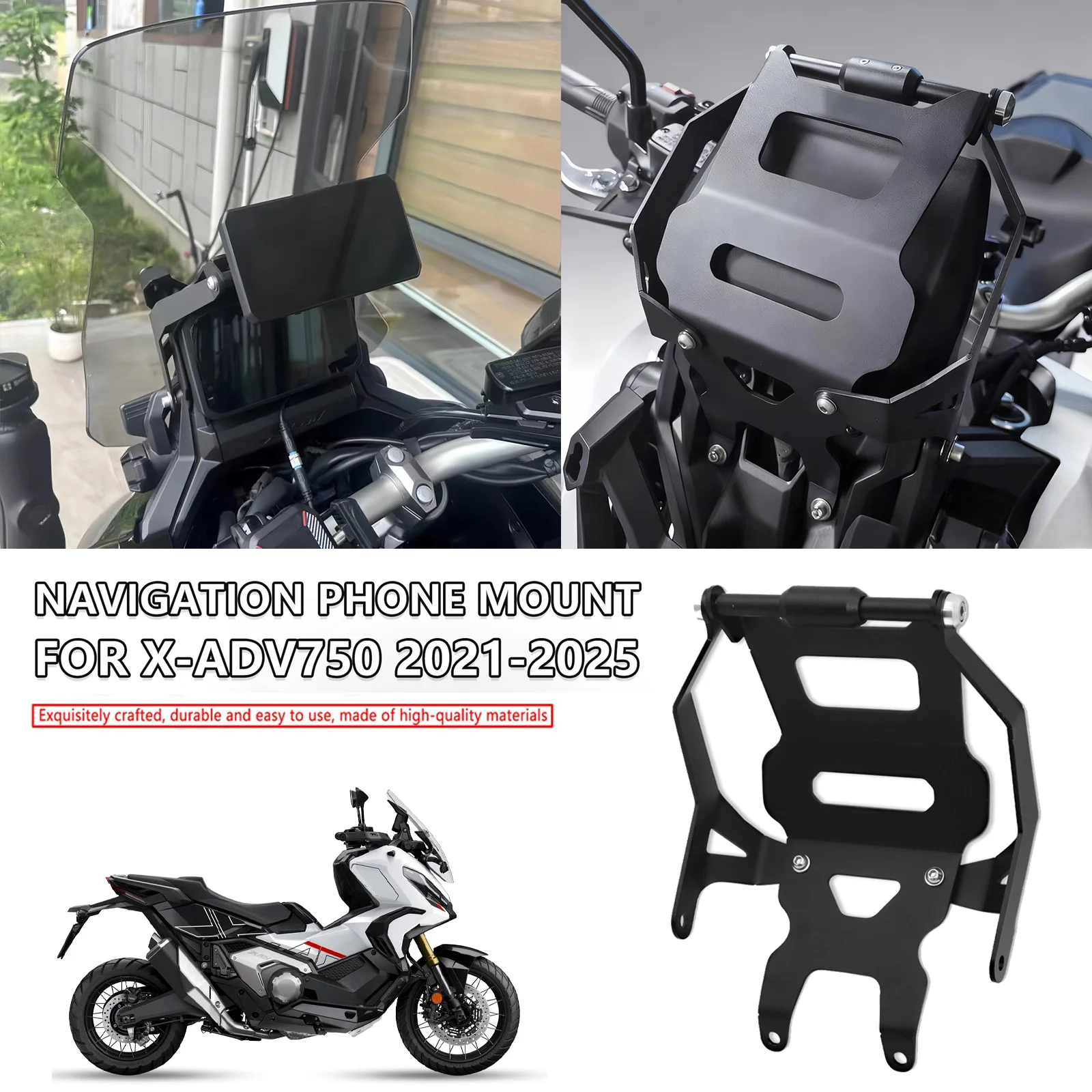 Мотоциклетный навигационный кронштейн, GPS-крепление, держатель для смартфона, адаптер для HONDA X-ADV 750 XADV750 X ADV 2021-2025 2024
Мотоциклетный навигационный кронштейн, GPS-крепление, держатель для смартфона, адаптер для HONDA X-ADV 750 XADV750 X ADV 2021-2025 2024