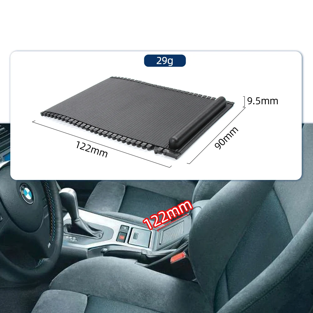 51168159698 Car Front Cup Holder Rolling Curtain Cover Armrest Container Center Console Glove Box Cover For BMW 5 Series E39
51168159698 Car Front Cup Holder Rolling Curtain Cover Armrest Container Center Console Glove Box Cover For BMW 5 Series E39
