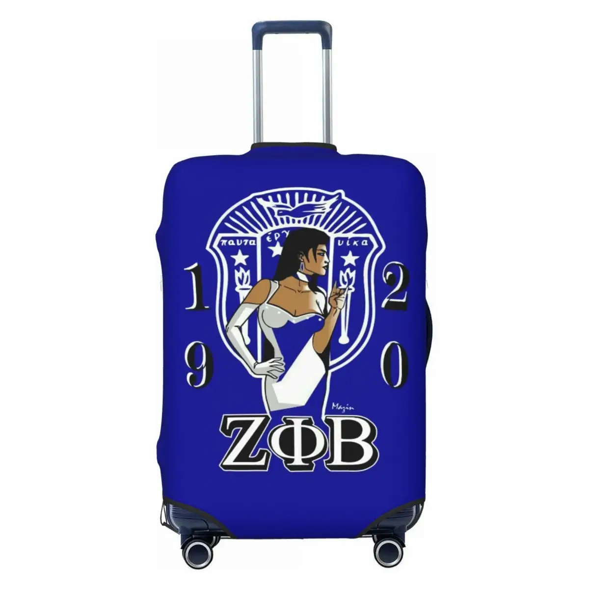 Пользовательский чехол для багажа Zeta Phi Beta ZOB, эластичный чехол с греческой буквой 1920, дорожный чемодан, защитные чехлы, костюм для 18-32 дюймов
Пользовательский чехол для багажа Zeta Phi Beta ZOB, эластичный чехол с греческой буквой 1920, дорожный чемодан, защитные чехлы, костюм для 18-32 дюймов