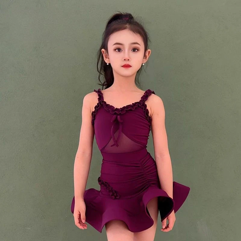 Customized Latin Dance Clothes Girls' Practice Costume Cha Cha Cha Samba Tango Performance Suit Set Top and Skirt
Customized Latin Dance Clothes Girls' Practice Costume Cha Cha Cha Samba Tango Performance Suit Set Top and Skirt