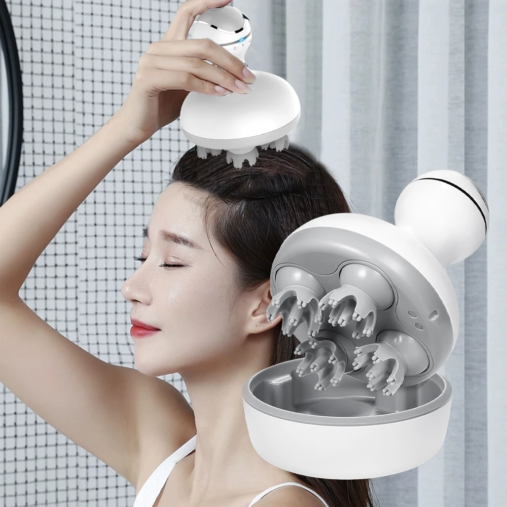 3D Scalp Massager Electric Head Massager Antistress Relax Body Neck Massage Health Care Deep Tissue Wireless Promote Hair Growth
3D Scalp Massager Electric Head Massager Antistress Relax Body Neck Massage Health Care Deep Tissue Wireless Promote Hair Growth