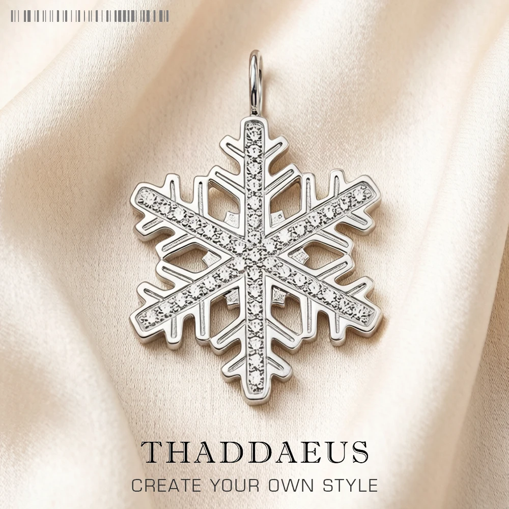 Pendant Snow Snowflake Brand New Fine Jewelry Winter Accessorie 925 Sterling Silver Romantic Gift For Woman
Pendant Snow Snowflake Brand New Fine Jewelry Winter Accessorie 925 Sterling Silver Romantic Gift For Woman