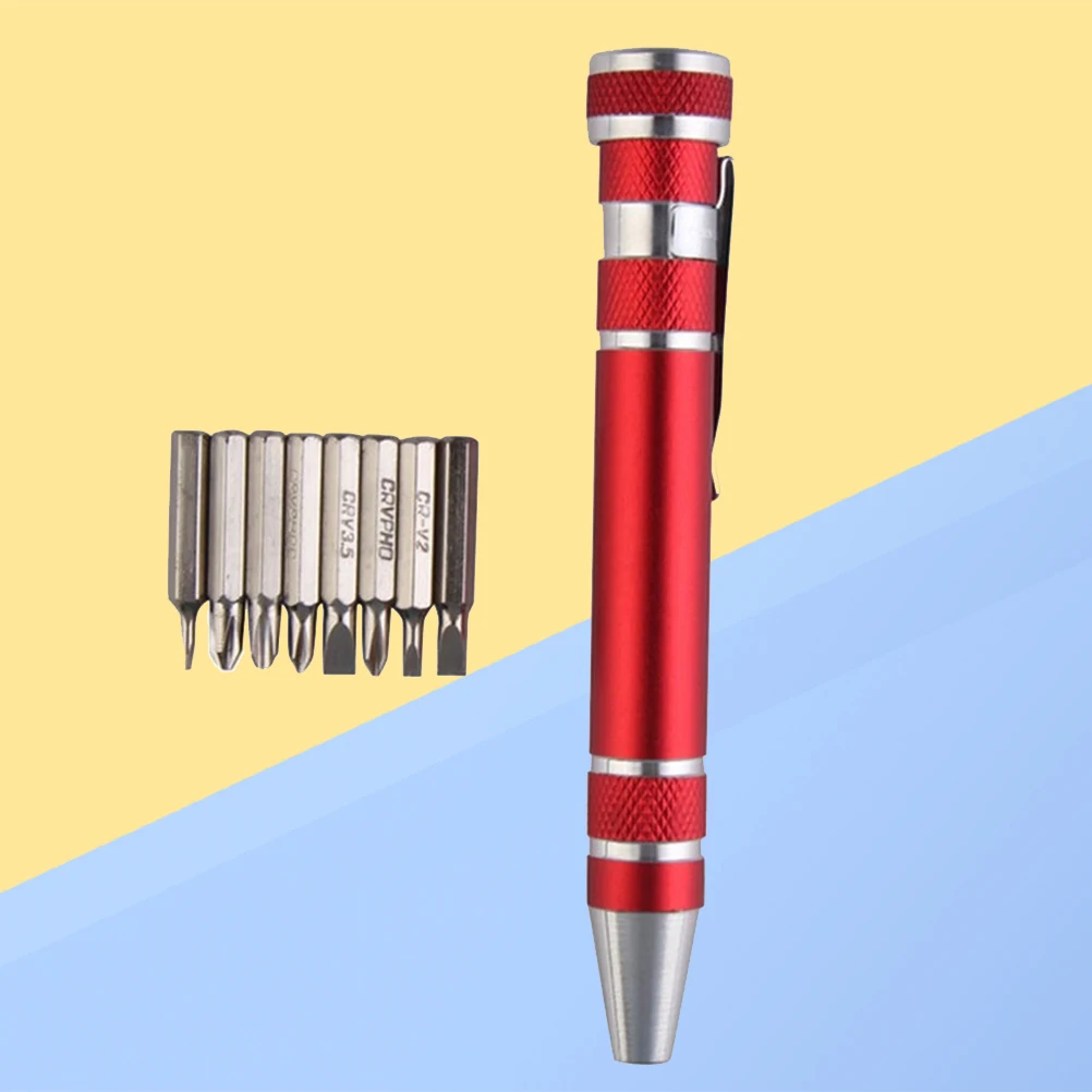 8 in Multifunction Pen Screwdriver Portable Precision Tool Kit for Computer Phone Repair Electronics H Tools Aluminum Alloy
8 in Multifunction Pen Screwdriver Portable Precision Tool Kit for Computer Phone Repair Electronics H Tools Aluminum Alloy