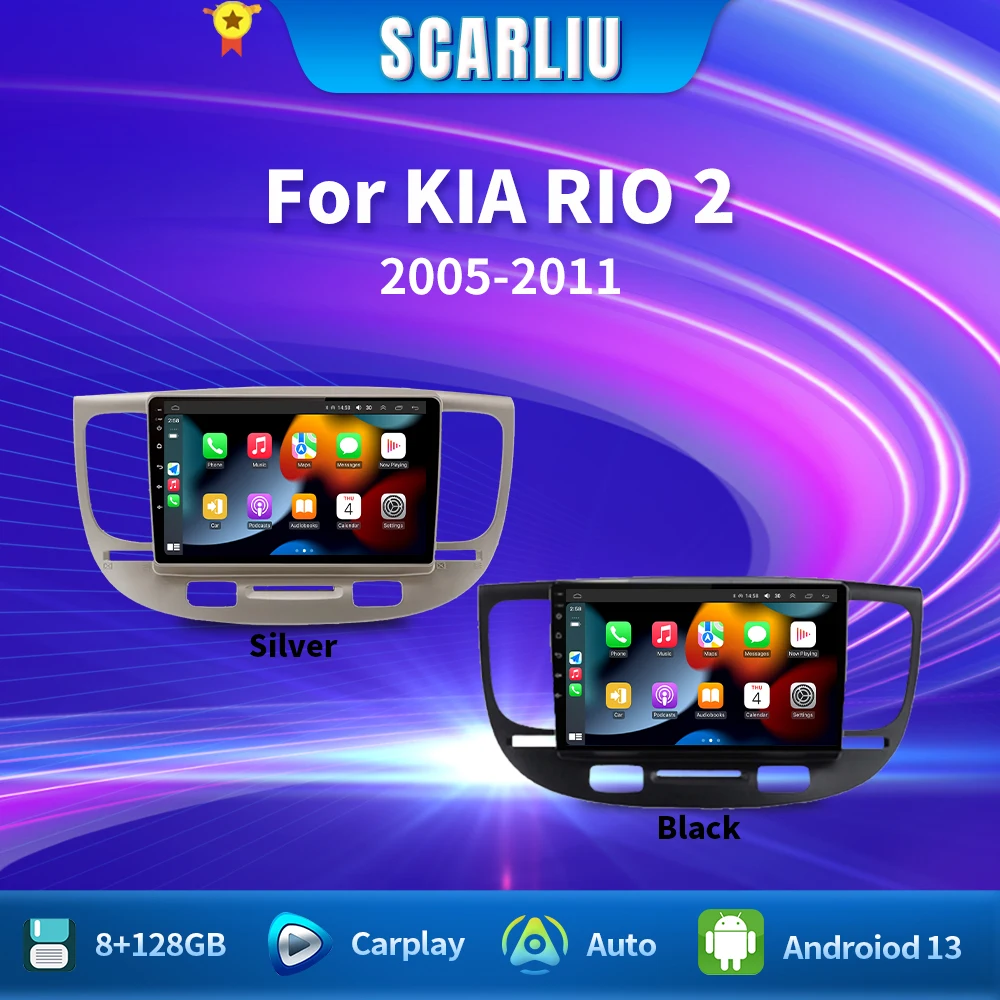 For Kia RIO 2 RIO2 2005 - 2011 Car Radio Multimedia video player for Kia RIO 2 GPS No 2 din Android 13 Auto stereo 8GB+128GB
For Kia RIO 2 RIO2 2005 - 2011 Car Radio Multimedia video player for Kia RIO 2 GPS No 2 din Android 13 Auto stereo 8GB+128GB