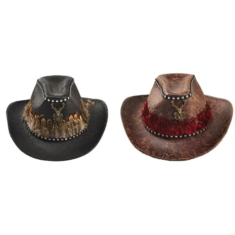 Elegant Decorated Gothic Hat Traditional Unisex Formal Headwear For Theater Shows Y08E
Elegant Decorated Gothic Hat Traditional Unisex Formal Headwear For Theater Shows Y08E