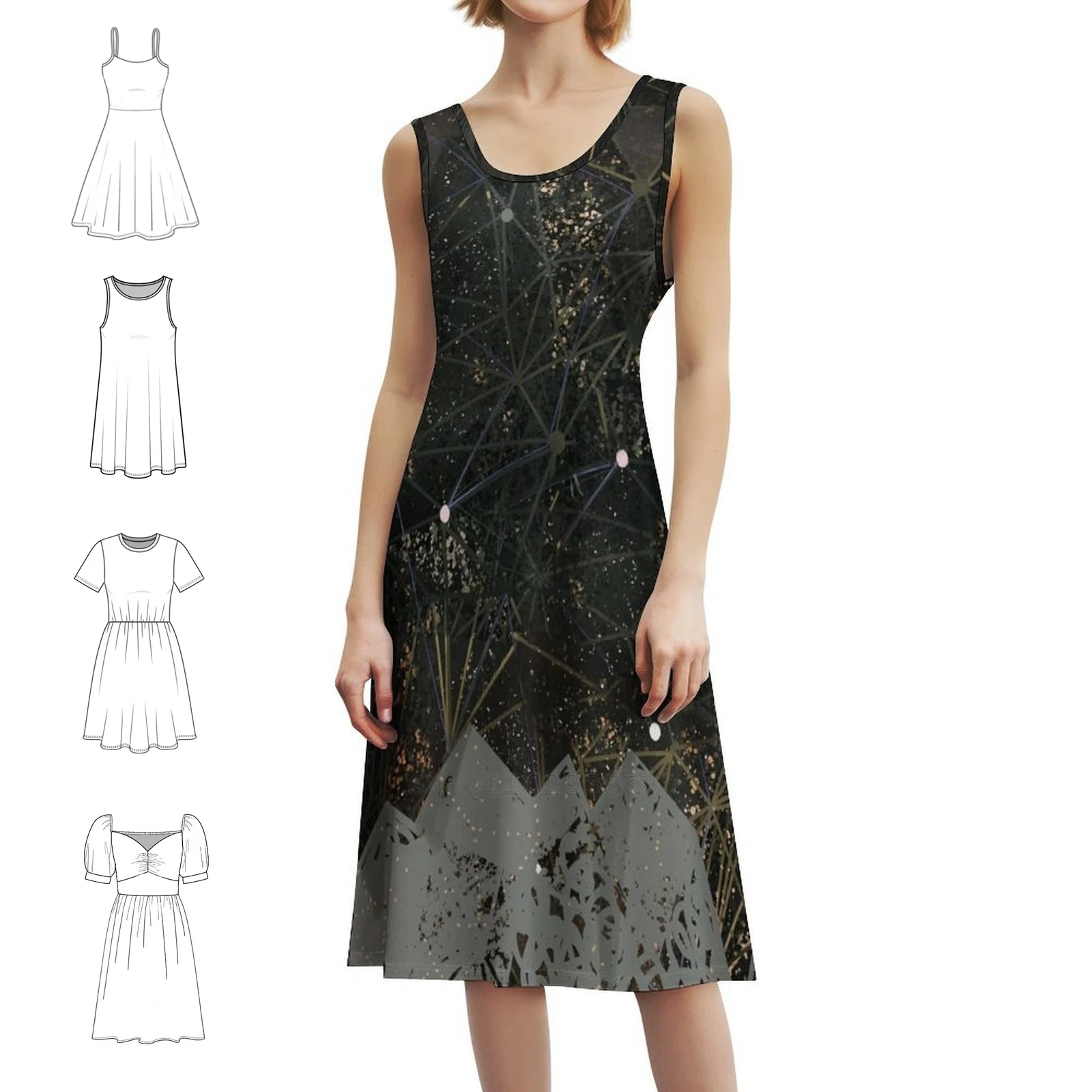 Golden Sky Women's Hip Hop Streetwear Dress Graphic Print Party Club Wear Space Geometry Mountain Abstract Female Clothing
Golden Sky Women's Hip Hop Streetwear Dress Graphic Print Party Club Wear Space Geometry Mountain Abstract Female Clothing