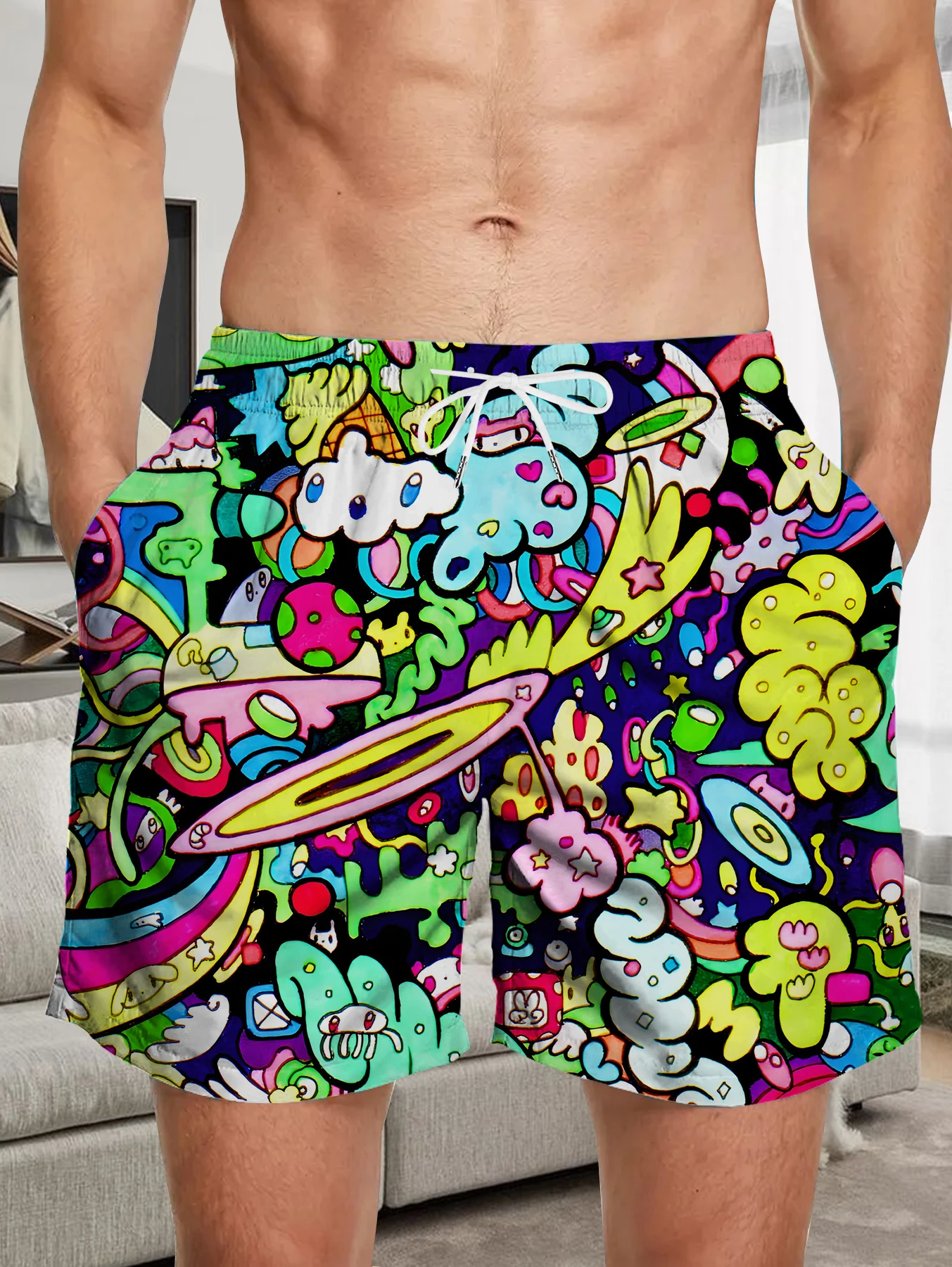 Vintage Pattern Digital Printed Shorts Male Full Print Polyester Quick Dry Trunks
Vintage Pattern Digital Printed Shorts Male Full Print Polyester Quick Dry Trunks
