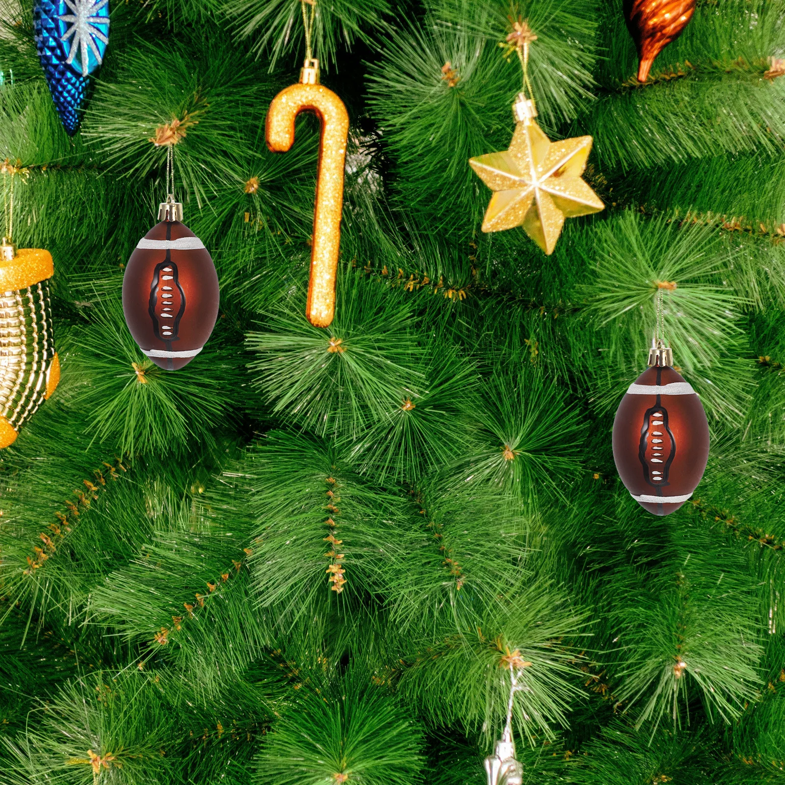 6 Pcs Rugby Christmas Decorations Ornament Ball Party Holiday Ornaments Extra Large
6 Pcs Rugby Christmas Decorations Ornament Ball Party Holiday Ornaments Extra Large