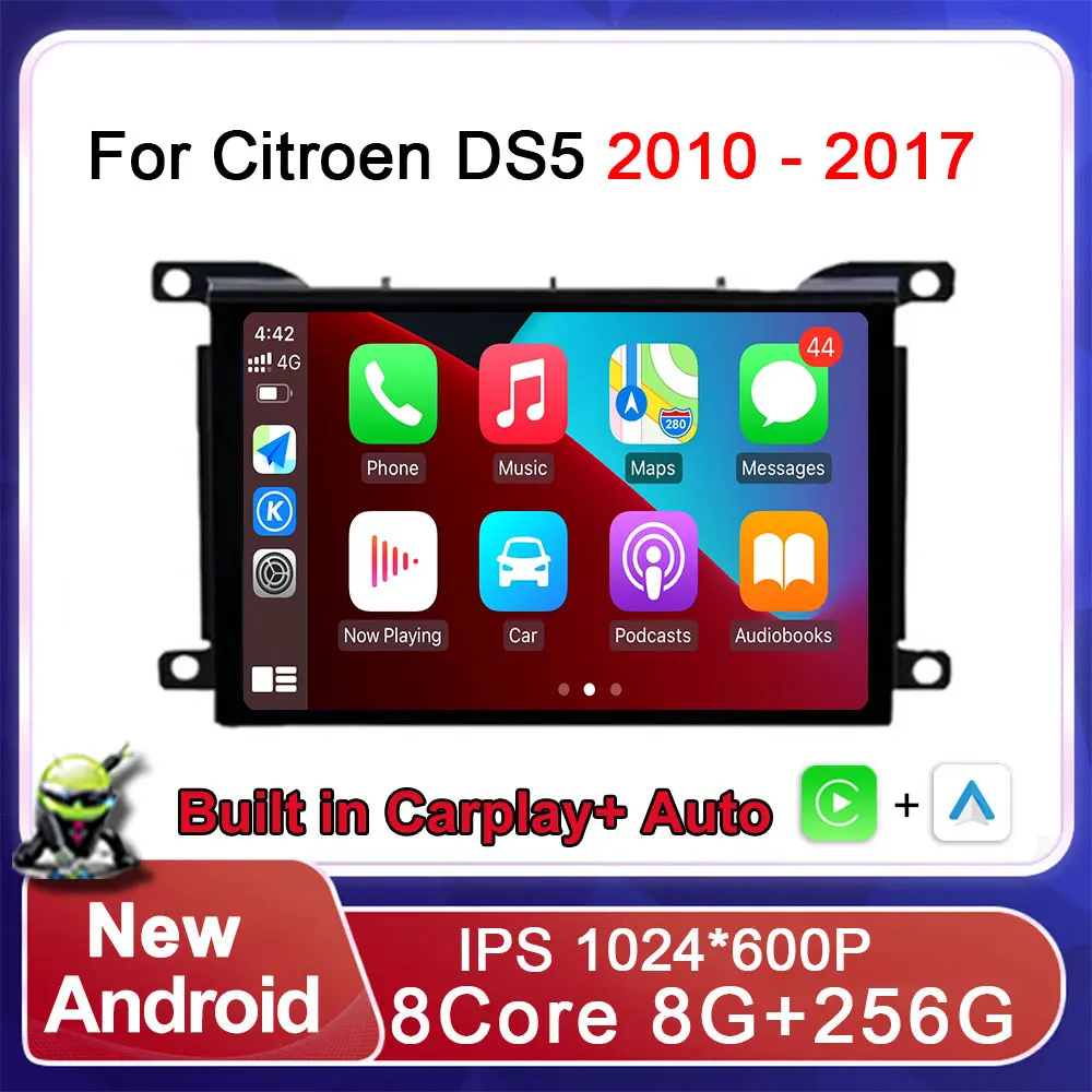 7” Car Player Radio For Citroen DS5 2010 - 2017 DSP Android 13 Carplay Navigation 4G Intelligent Stereo Multimedia
7” Car Player Radio For Citroen DS5 2010 - 2017 DSP Android 13 Carplay Navigation 4G Intelligent Stereo Multimedia