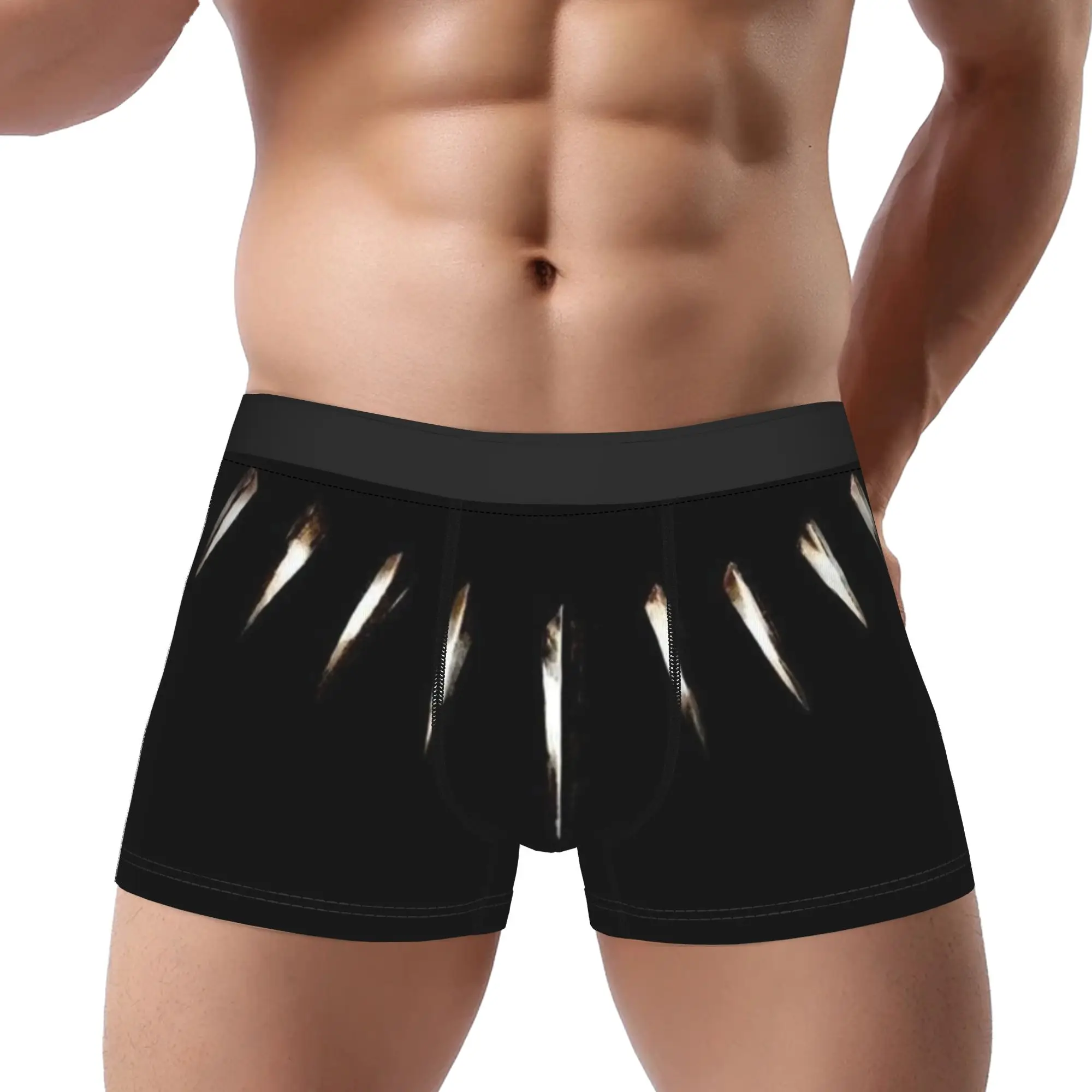 White Teeth Black Panther Underpants Homme Panties Male Underwear Ventilate Shorts Boxer Briefs
White Teeth Black Panther Underpants Homme Panties Male Underwear Ventilate Shorts Boxer Briefs