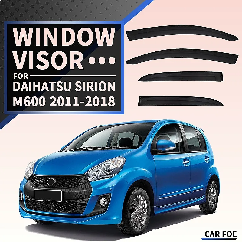 For Daihatsu Sirion M300 M600 2004-2018 Car Window Visor Rain Sun Shade Awning Auto Accessories
For Daihatsu Sirion M300 M600 2004-2018 Car Window Visor Rain Sun Shade Awning Auto Accessories