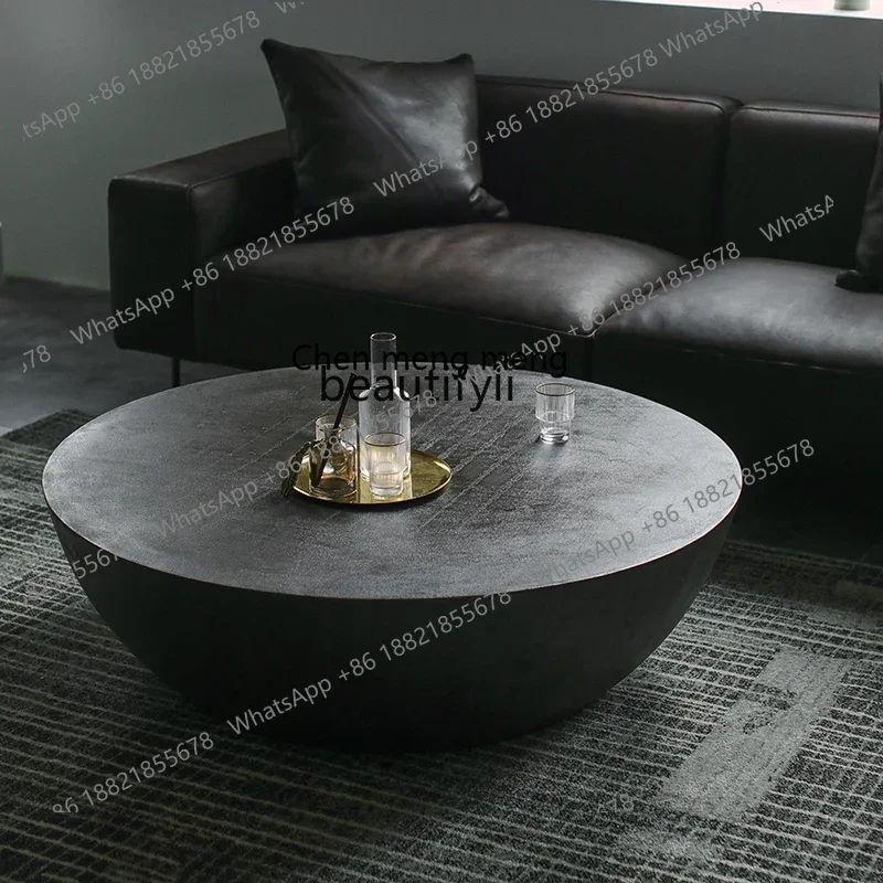 CC182Nordic round coffee table living room modern rural light cement light luxury coffee table tea table R
CC182Nordic round coffee table living room modern rural light cement light luxury coffee table tea table R