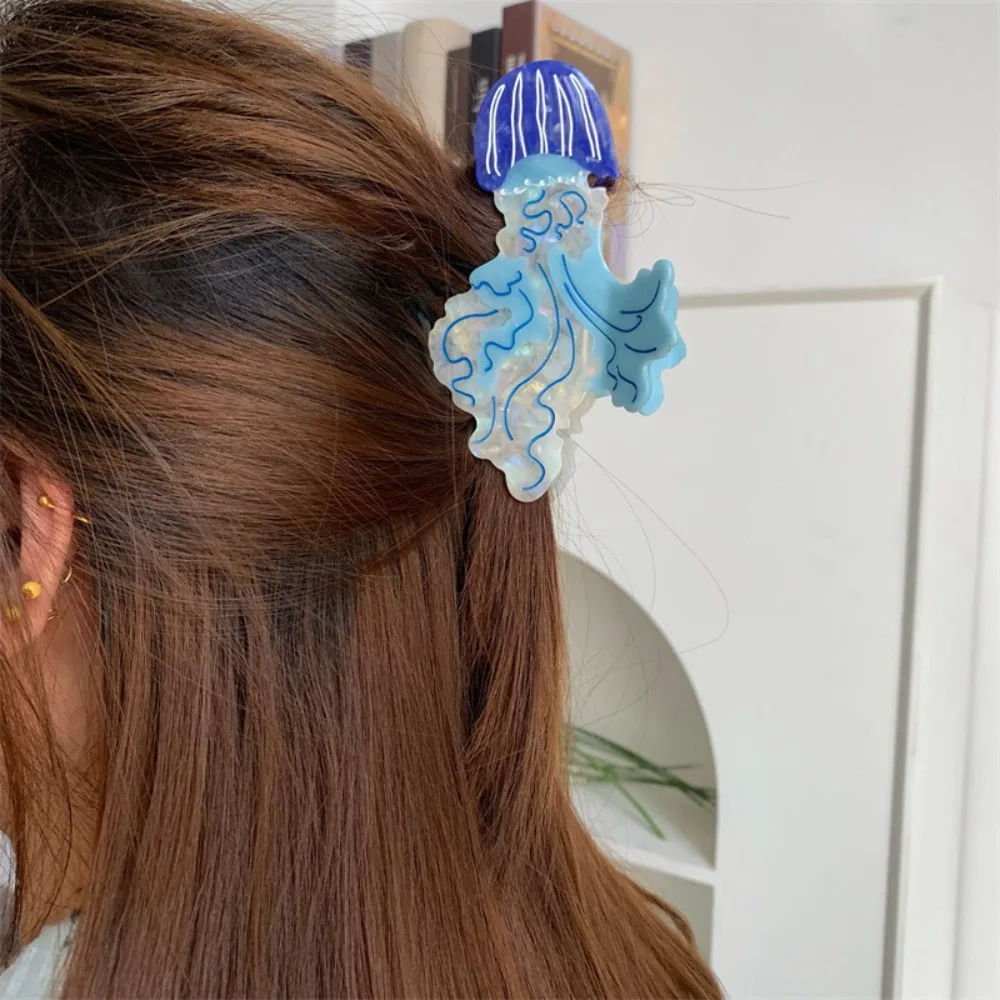 Sweet Animal Jellyfish Hair Claw Cartoon Ocean Series Hair Grab Clip Acetic Acid Korean Style Large Shark Clip Girls
Sweet Animal Jellyfish Hair Claw Cartoon Ocean Series Hair Grab Clip Acetic Acid Korean Style Large Shark Clip Girls