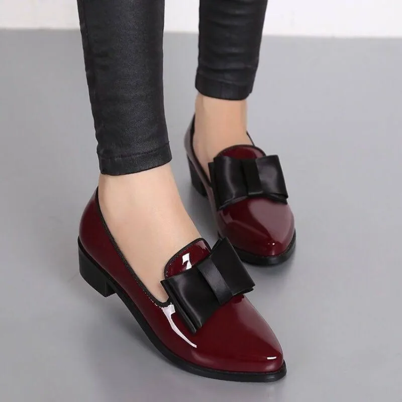 Shoes for Women Pointed Toe Women Flat Bow Women Shoes Leather Casual Autumn Shallow Mouth Daily Shoes Plus Size 35-41
Shoes for Women Pointed Toe Women Flat Bow Women Shoes Leather Casual Autumn Shallow Mouth Daily Shoes Plus Size 35-41