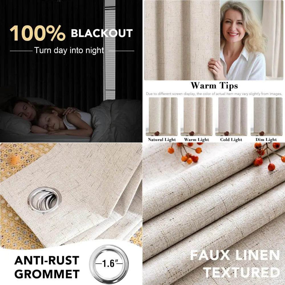 Текстильные затемняющие шторы из 100% льна для спален, фактурные панели на люверсах 84 дюйма для гостиных, белые энергосберегающие подкладки (2 шт., натуральные)
Текстильные затемняющие шторы из 100% льна для спален, фактурные панели на люверсах 84 дюйма для гостиных, белые энергосберегающие подкладки (2 шт., натуральные)