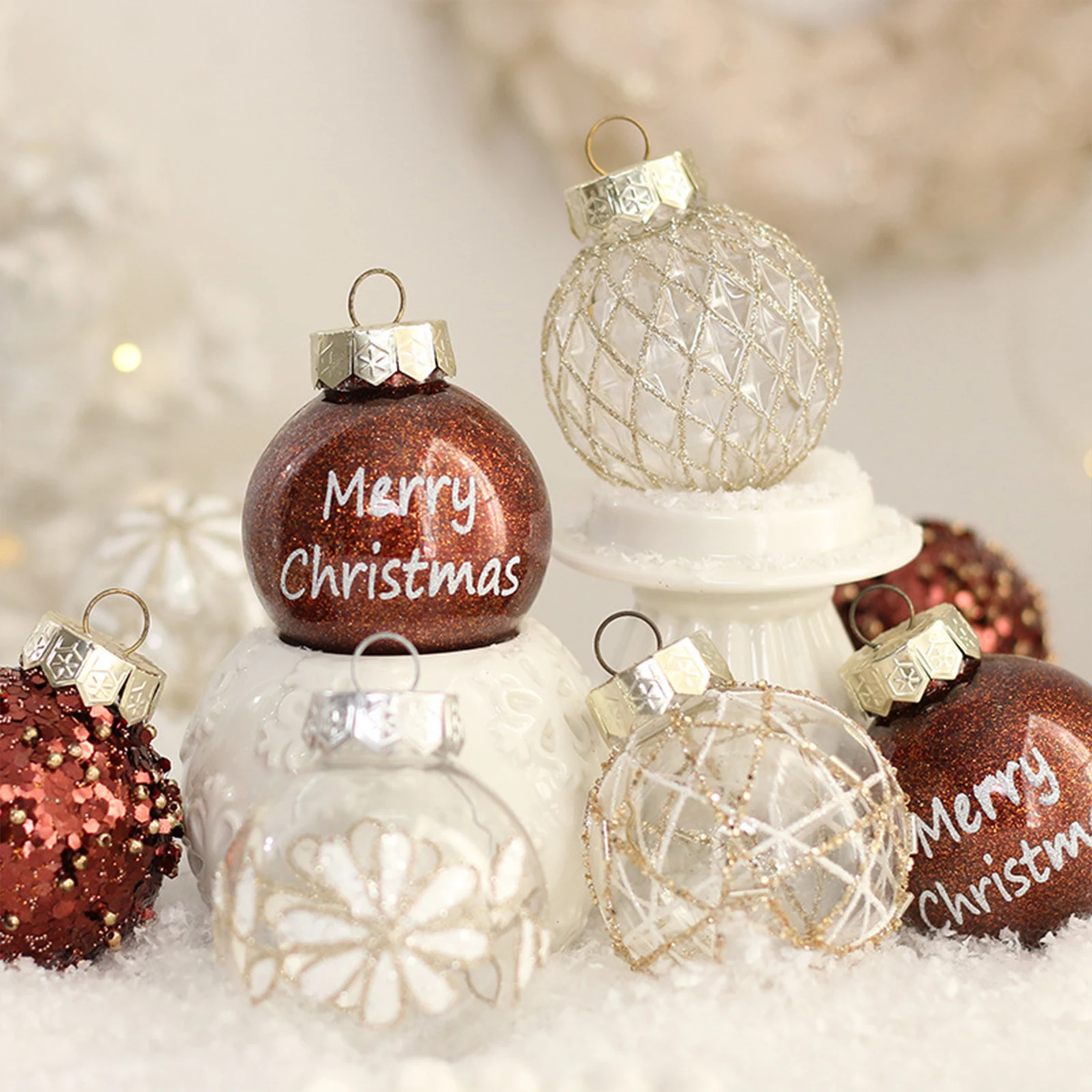 Painted Christmas Balls Set Multicolor Xmas Tree Hanging Craft Ornaments Navidad New Year Festival Party DIY Decoration
Painted Christmas Balls Set Multicolor Xmas Tree Hanging Craft Ornaments Navidad New Year Festival Party DIY Decoration