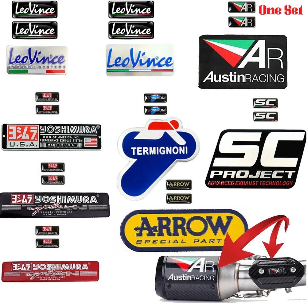 For Yoshimura SC Project Austin Racing Leovince Arrow Termignoni Exhaust Sticker Motorcycle Accessories Escape DB Killer systems
For Yoshimura SC Project Austin Racing Leovince Arrow Termignoni Exhaust Sticker Motorcycle Accessories Escape DB Killer systems