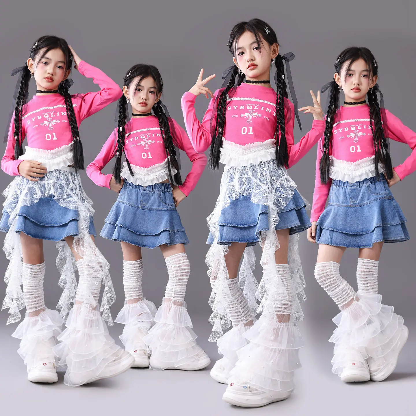 Детская уличная одежда, групповые костюмы для джазовых танцев, одежда для девочек в стиле хип-хоп, одежда для сцены и подиума, одежда для рейва XS10964
Детская уличная одежда, групповые костюмы для джазовых танцев, одежда для девочек в стиле хип-хоп, одежда для сцены и подиума, одежда для рейва XS10964