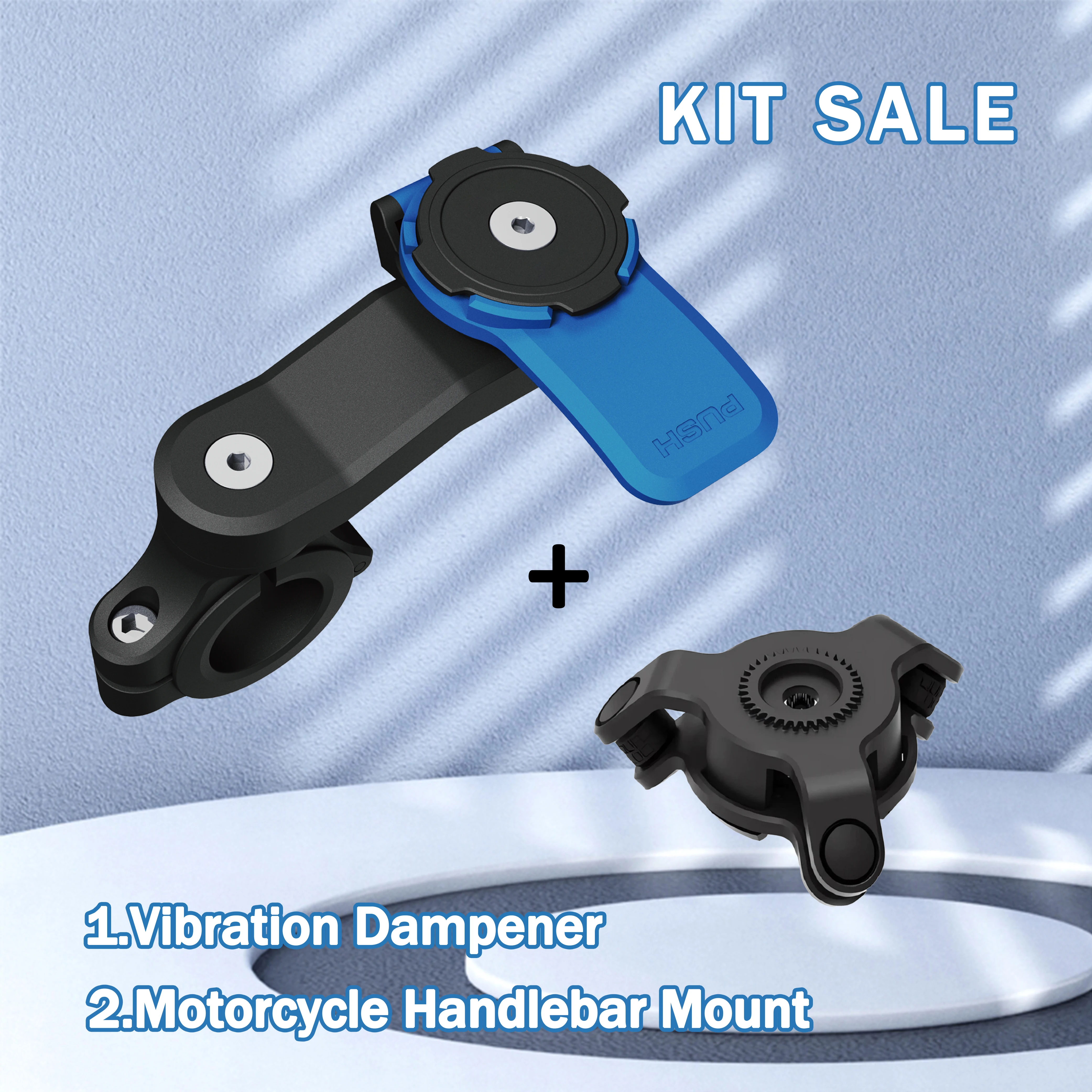 Motorcycle Phone Bracket Kit-Motorcycle Handlebar Mount+Vibration Dampener
Motorcycle Phone Bracket Kit-Motorcycle Handlebar Mount+Vibration Dampener