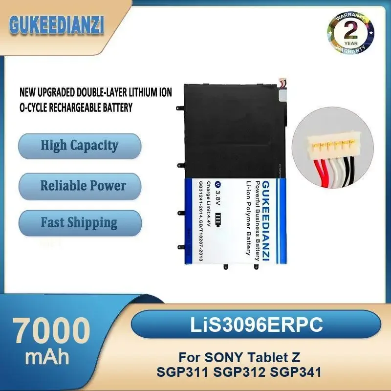 LiS3096ERPC аккумулятор для ноутбука большой емкости 7000 мАч для планшета SONY Z SGP311 SGP312 SGP341
LiS3096ERPC аккумулятор для ноутбука большой емкости 7000 мАч для планшета SONY Z SGP311 SGP312 SGP341