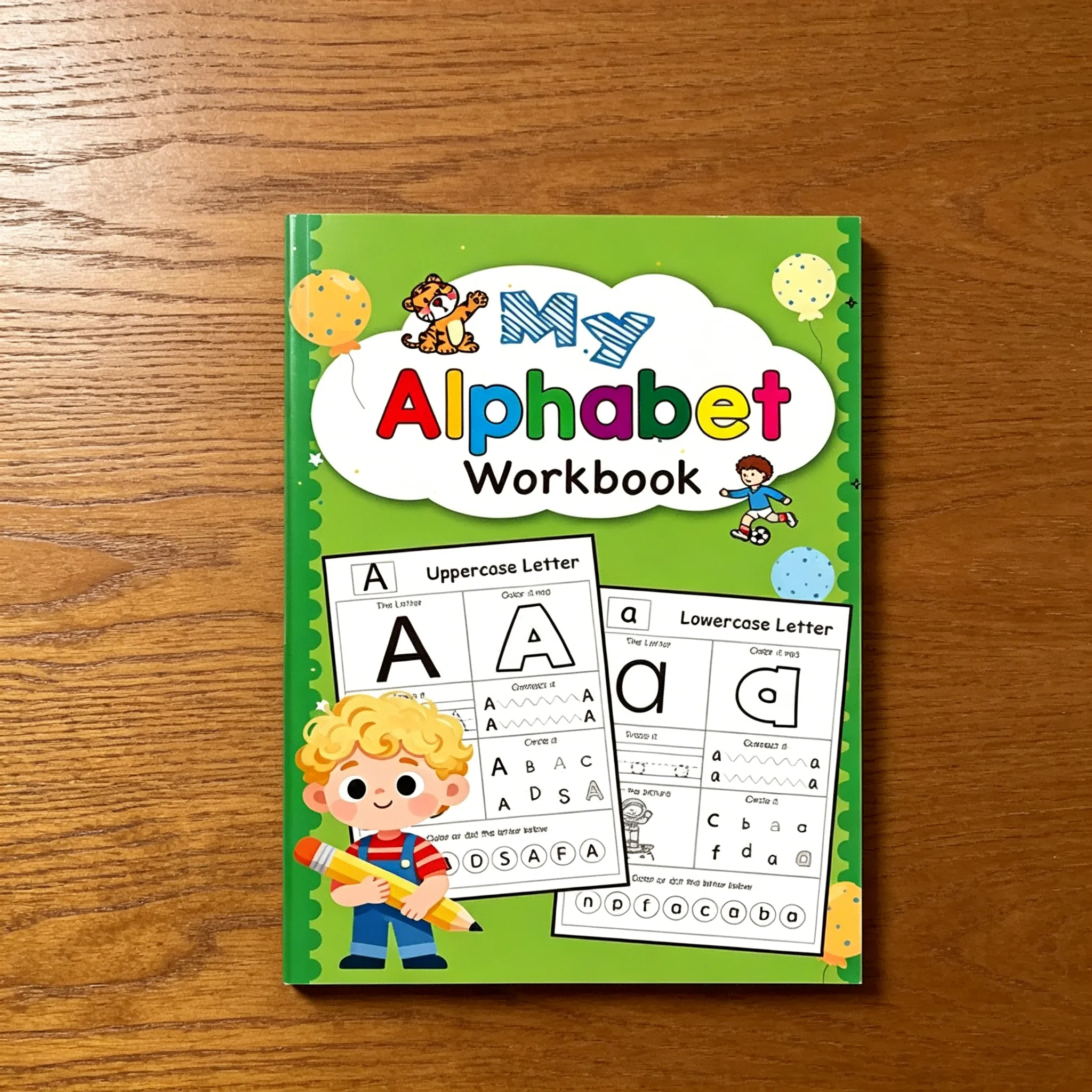 Preschool Alphabet Tracing Workbook - My First Letter Learning Book with Writing Practice, Coloring & Letter Recognition
Preschool Alphabet Tracing Workbook - My First Letter Learning Book with Writing Practice, Coloring & Letter Recognition