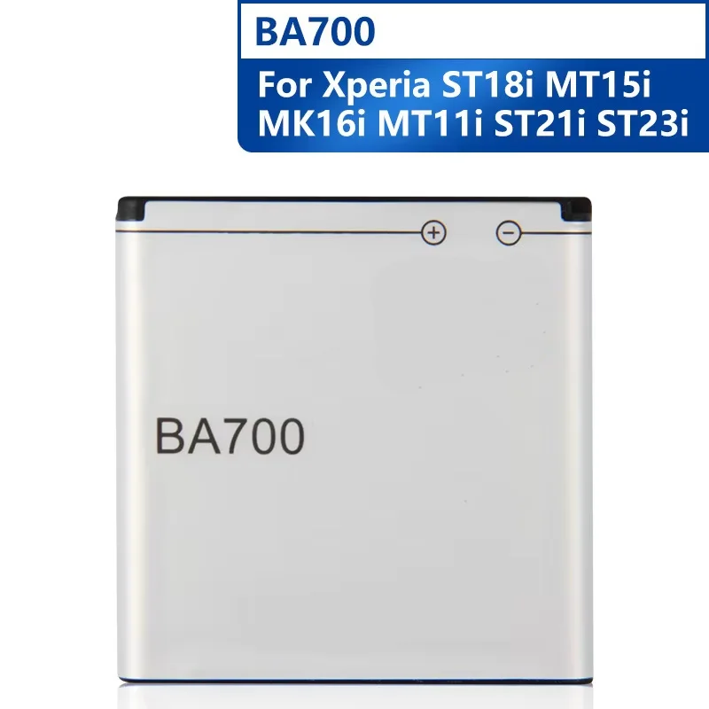 Сменный аккумулятор BA700 для телефона SONY ST18i MT15i MT16i MK16i MT11i ST21i ST23i, аккумулятор 1500 мАч
Сменный аккумулятор BA700 для телефона SONY ST18i MT15i MT16i MK16i MT11i ST21i ST23i, аккумулятор 1500 мАч
