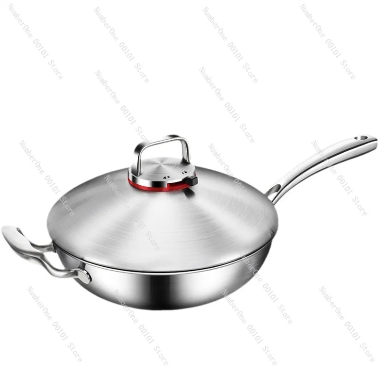 Household Wok | Extra thick 316 stainless steel, uncoated non-stick design
Household Wok | Extra thick 316 stainless steel, uncoated non-stick design