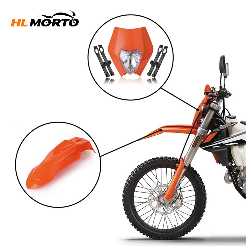 Motocross Headlights 12V Full Fairing Kits Front Mudguard For Honda Kawasaki Suzuki Yamaha KTM Dirt Bike
Motocross Headlights 12V Full Fairing Kits Front Mudguard For Honda Kawasaki Suzuki Yamaha KTM Dirt Bike