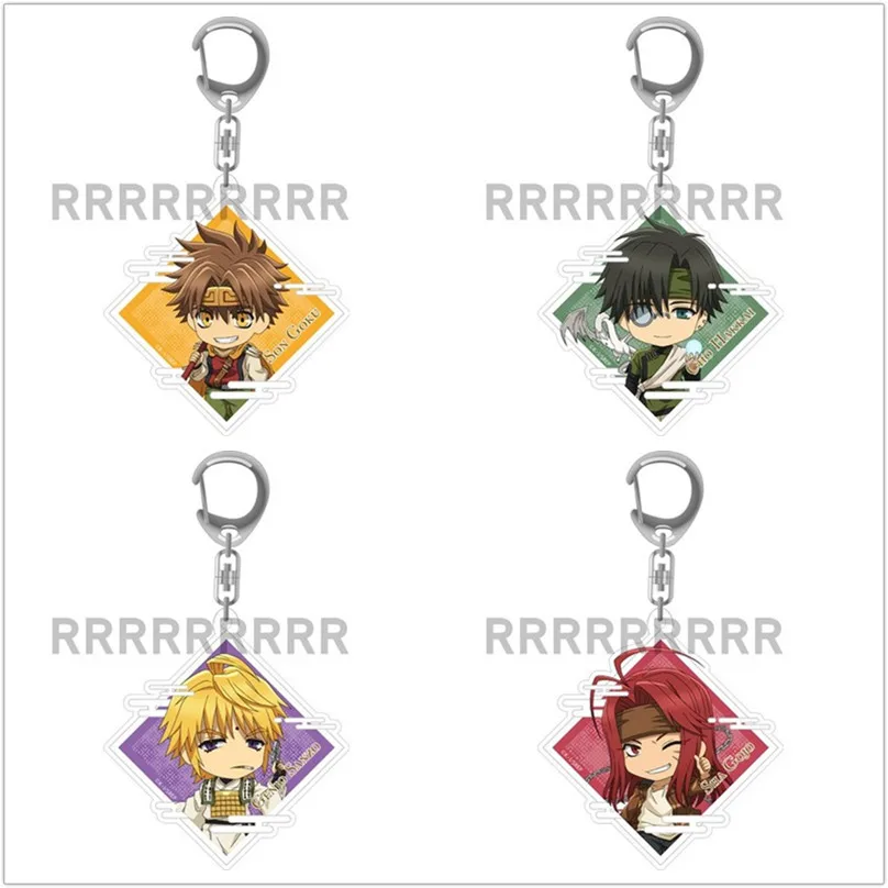 Anime Sha Gojyo Cho Hakkai Genjo Sanzo Son Goku Keychain Doll Acrylic Keyring Pendant for Gift
Anime Sha Gojyo Cho Hakkai Genjo Sanzo Son Goku Keychain Doll Acrylic Keyring Pendant for Gift