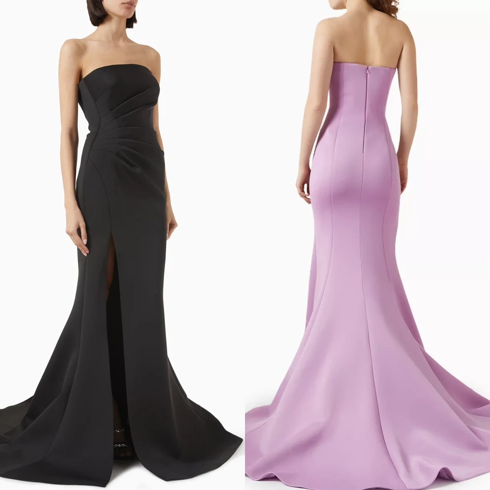 Customized Slit Gown Maxi Dress A-Line Evening Dresses Sleeveless Formal Exquisite High Quality Prom Party Gowns for Women
Customized Slit Gown Maxi Dress A-Line Evening Dresses Sleeveless Formal Exquisite High Quality Prom Party Gowns for Women