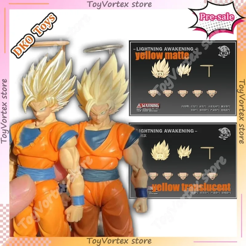 DKO Toys Dragon Ball Z SHF Super Saiyan SSJ2 Молния Пробуждение Сон Гоку Аксессуары для головы Аниме Фигурки Игрушки Подарки
DKO Toys Dragon Ball Z SHF Super Saiyan SSJ2 Молния Пробуждение Сон Гоку Аксессуары для головы Аниме Фигурки Игрушки Подарки