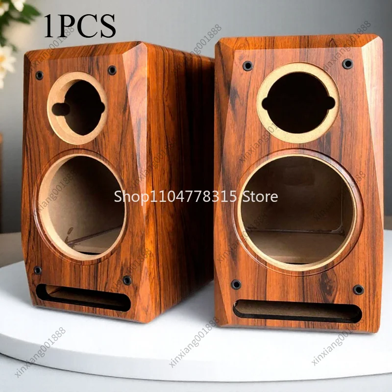 1Pcs 6.5" 2-Way Labyrinth Speaker Cabinet High-Density MDF Wooden Bookshelf Case for HIFI Speaker DIY & Testing
1Pcs 6.5" 2-Way Labyrinth Speaker Cabinet High-Density MDF Wooden Bookshelf Case for HIFI Speaker DIY & Testing